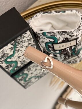 Gucci Silver  Heart Ring